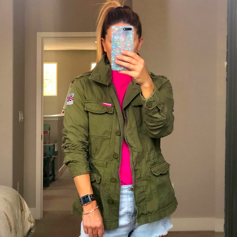 Superdry women’s military jacket.